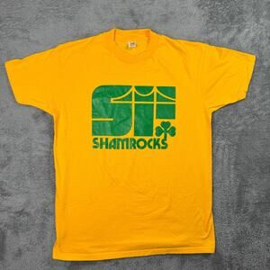 San Francisco Shamrocks Vintage Hockey T Shirt Hanes Beefy T USA Youth XL